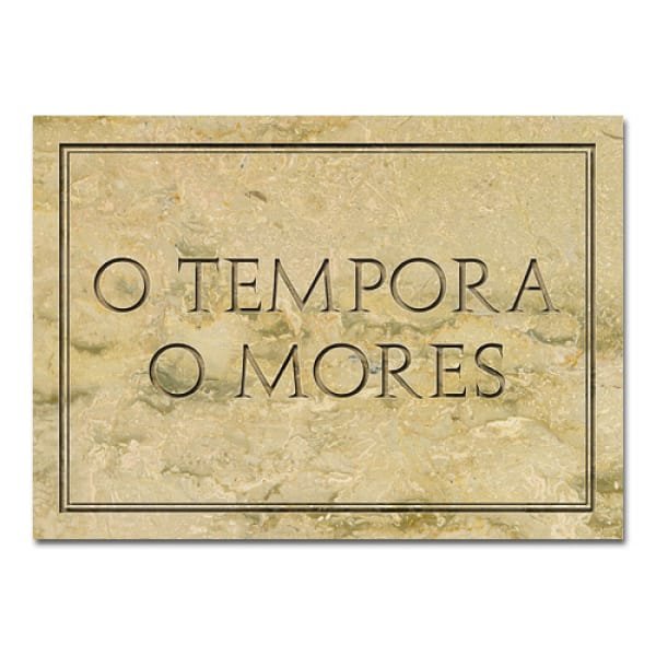 O-tempera!-O-mores!